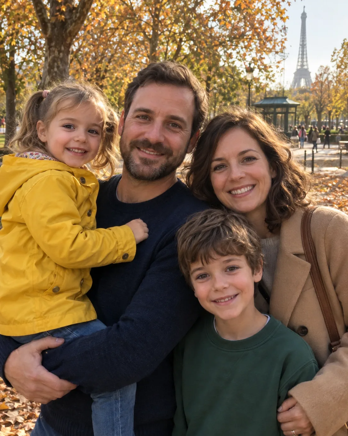 Exemple de photo de famille avant transformation