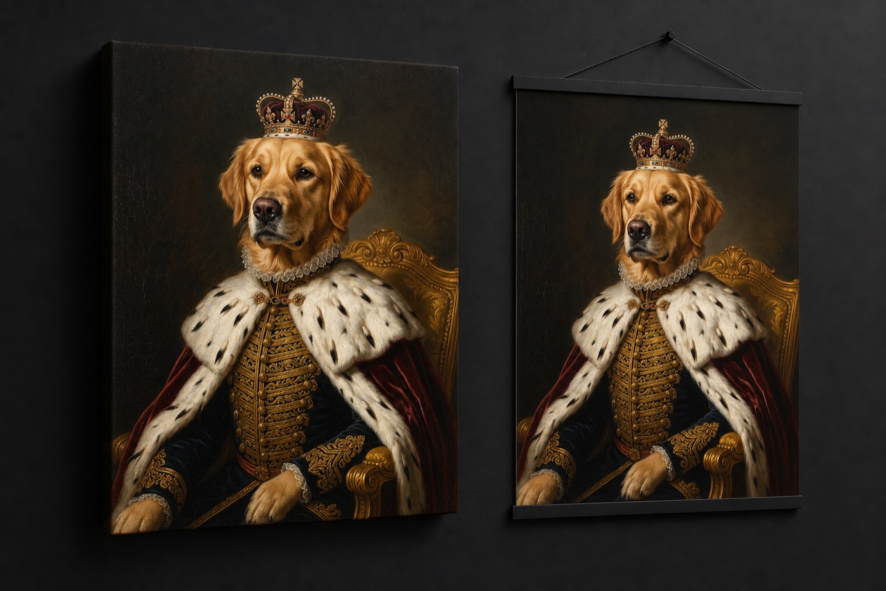 Univers Animal Royal, direction visuelle de votre portrait