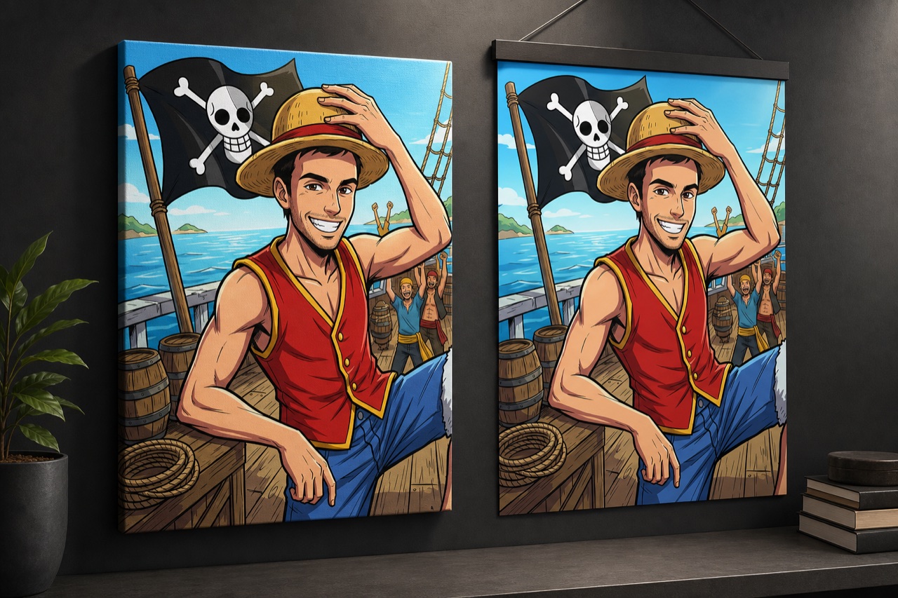 Univers One Piece, direction visuelle de votre portrait